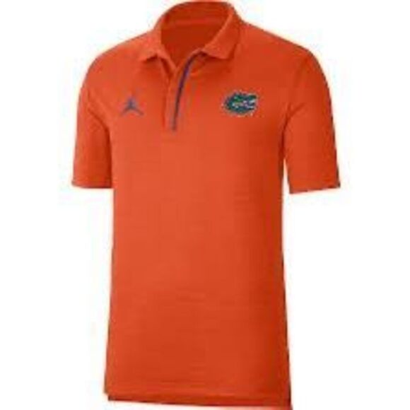 Jordan Men's XL Florida Gators Polo Shirt Bright Orange College Athletic Shirt - Picture 1 of 7